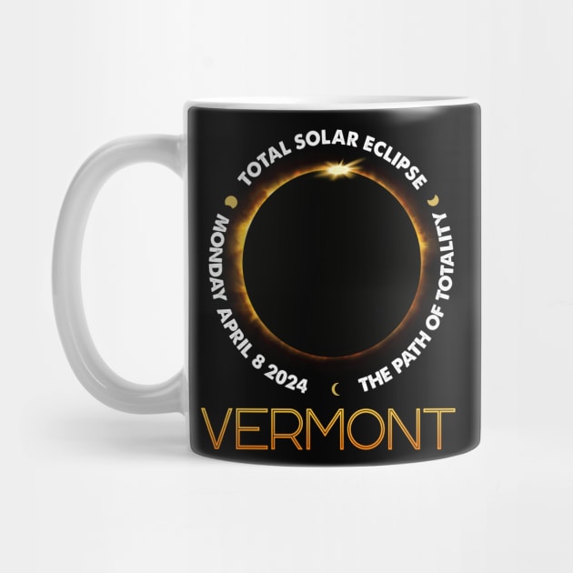 VERMONT Total Solar Eclipse 2024 American Totality April 8 by Sky full of art